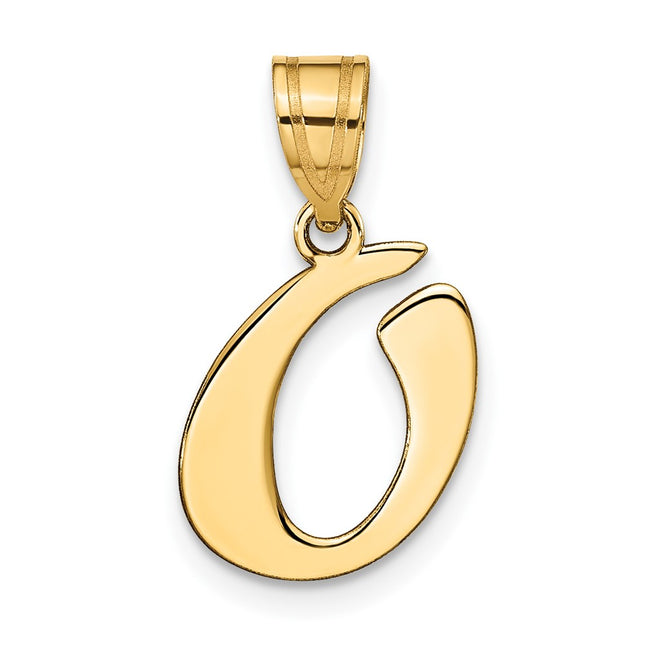 14k Yellow Gold Pendants Style YC1438O - Classique Jewelry Inc.