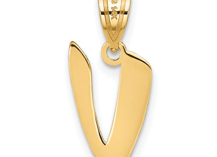 14k Yellow Gold Pendants Style YC1438V - Classique Jewelry Inc.