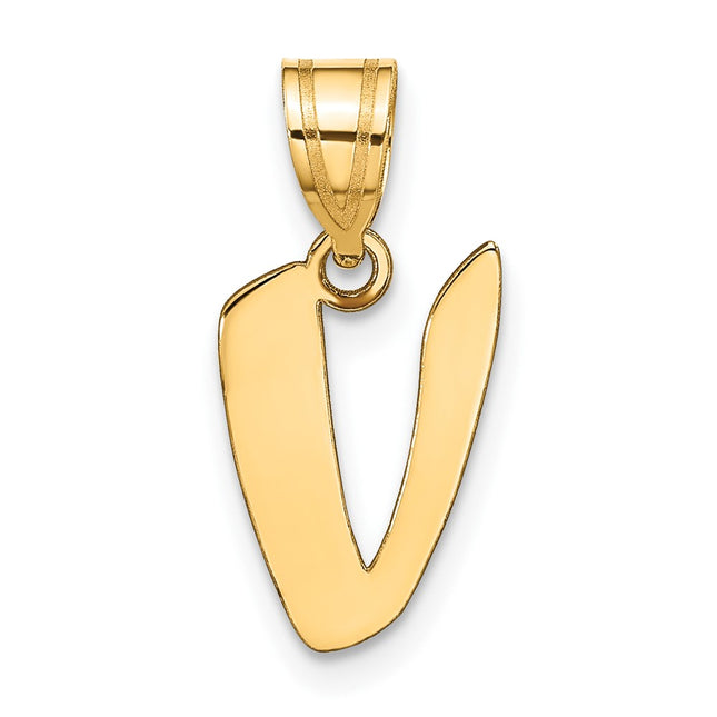 14k Yellow Gold Pendants Style YC1438V - Classique Jewelry Inc.