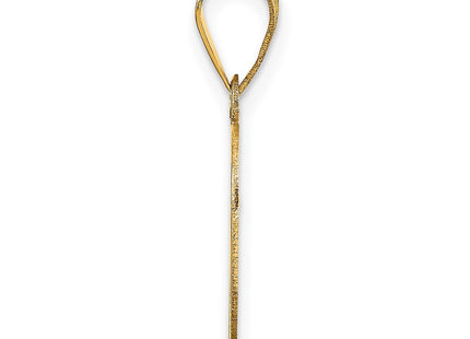 14k Yellow Gold Pendants Style YC1440D - Classique Jewelry Inc.