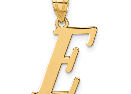14k Polished Letter Initial Pendant