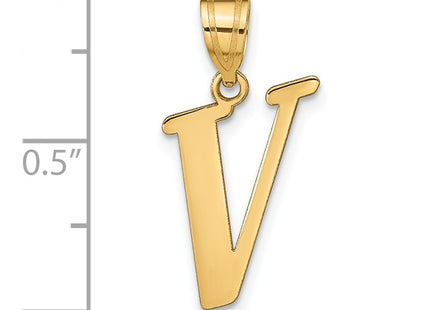 14k Yellow Gold Pendants Style YC1440V - Classique Jewelry Inc.