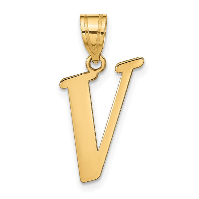 14k Yellow Gold Pendants Style YC1440V - Classique Jewelry Inc.