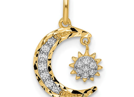 14k Yellow Gold Pendants Style YC1465 - Classique Jewelry Inc.