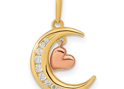 14k Two-tone Pendants Style YC1467 - Classique Jewelry Inc.