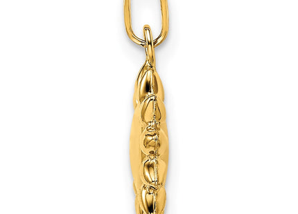 14k Yellow Gold Pendants Style YC1471 - Classique Jewelry Inc.
