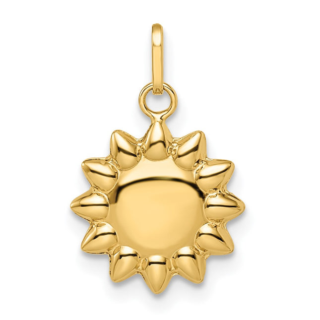 14k Yellow Gold Pendants Style YC1471 - Classique Jewelry Inc.