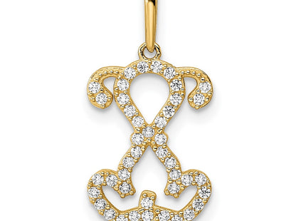 14k Yellow Gold Pendants Style YC1472 - Classique Jewelry Inc.