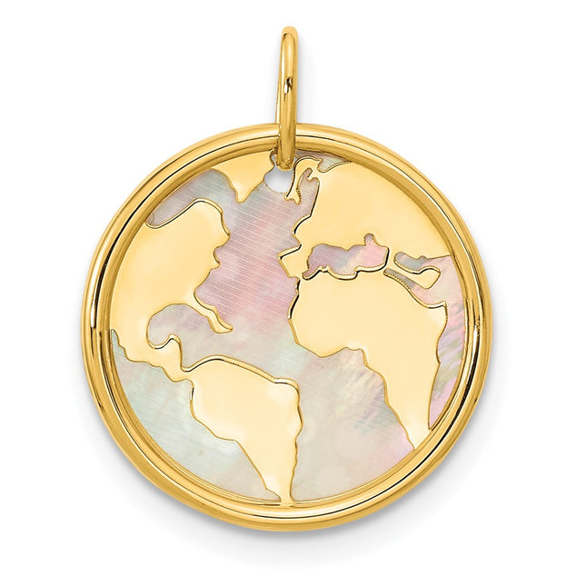 14k Yellow Gold Pendants Style YC1476 - Classique Jewelry Inc.