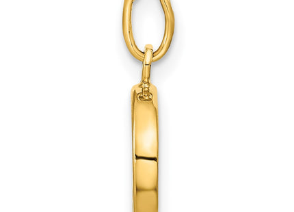 14k Yellow Gold Pendants Style YC1477 - Classique Jewelry Inc.