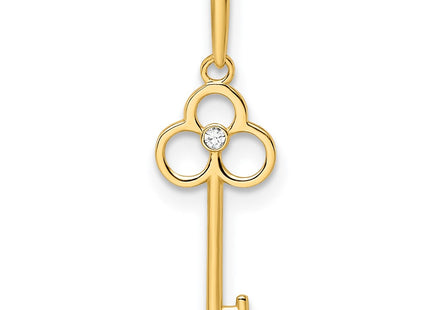 14k Yellow Gold Pendants Style YC1481 - Classique Jewelry Inc.