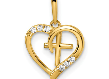 14k Yellow Gold Pendants Style YC1488 - Classique Jewelry Inc.