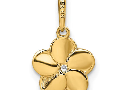 14k Yellow Gold Pendants Style YC1493 - Classique Jewelry Inc.