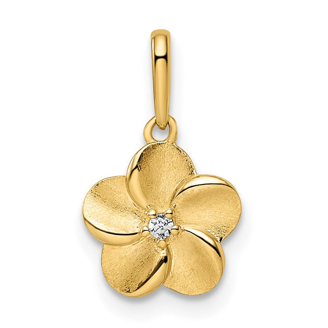 14k Yellow Gold Pendants Style YC1493 - Classique Jewelry Inc.