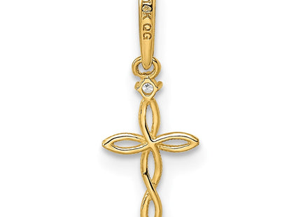 14k Yellow Gold Pendants Style YC1499 - Classique Jewelry Inc.