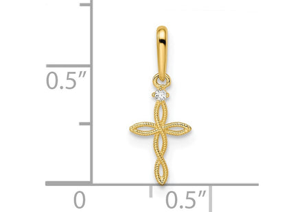 14k Yellow Gold Pendants Style YC1499 - Classique Jewelry Inc.