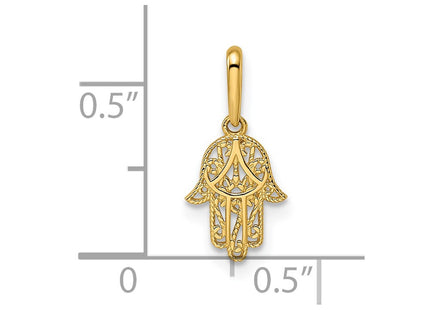 14k Yellow Gold Pendants Style YC1502 - Classique Jewelry Inc.