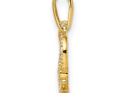 14k Yellow Gold Pendants Style YC1507 - Classique Jewelry Inc.