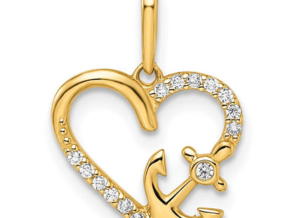 14k Yellow Gold Pendants Style YC1507 - Classique Jewelry Inc.