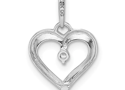 14k White Gold Pendants Style YC1513 - Classique Jewelry Inc.