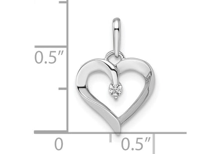 14k White Gold Pendants Style YC1513 - Classique Jewelry Inc.