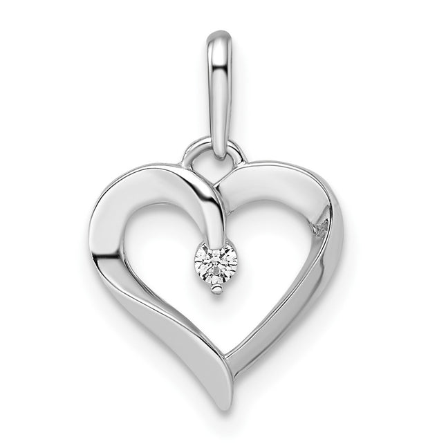14k White Gold Pendants Style YC1513 - Classique Jewelry Inc.