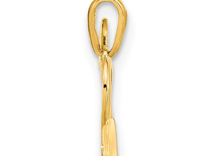 14k Yellow Gold Pendants Style YC1518 - Classique Jewelry Inc.