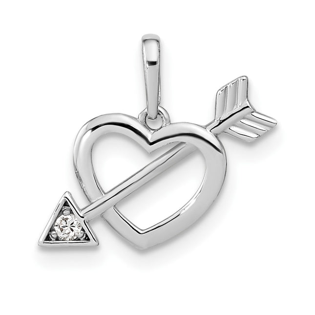14k White Gold Pendants Style YC1519 - Classique Jewelry Inc.