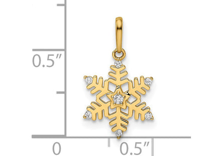 14k Yellow Gold Pendants Style YC1523 - Classique Jewelry Inc.