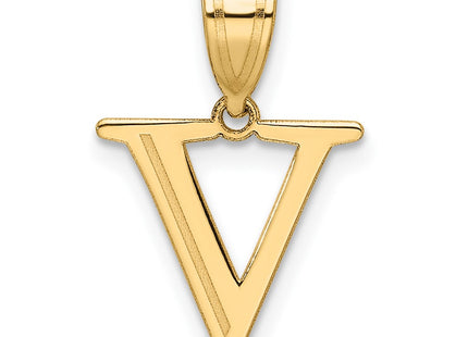 14k Yellow Gold Pendants Style YC1539V - Classique Jewelry Inc.