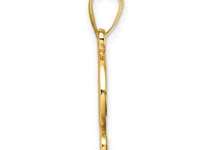 14k Yellow Gold Pendants Style YC1540F - Classique Jewelry Inc.