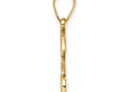 14k Yellow Gold Pendants Style YC1540H - Classique Jewelry Inc.