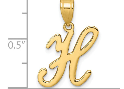 14k Yellow Gold Pendants Style YC1540H - Classique Jewelry Inc.