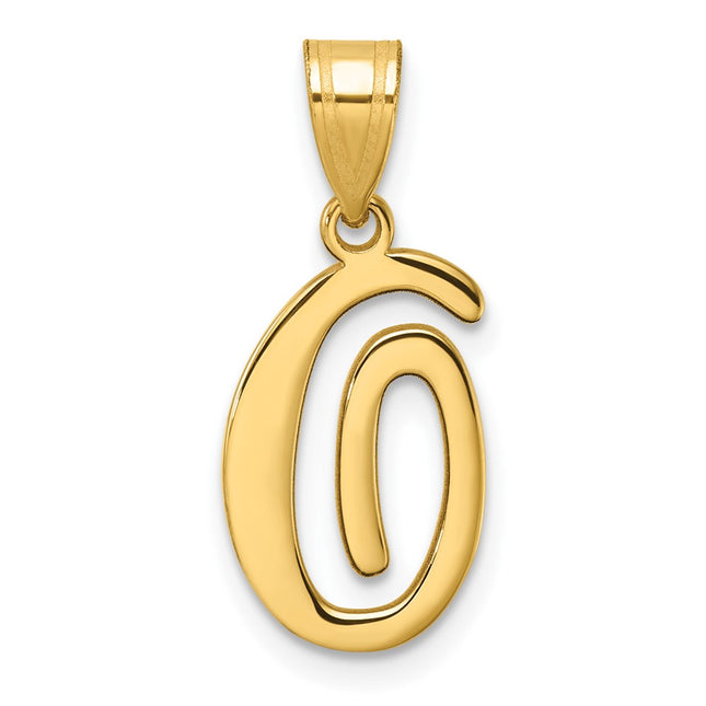 14k Yellow Gold Pendants Style YC1540O - Classique Jewelry Inc.