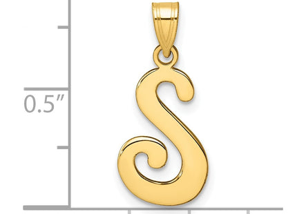 14k Yellow Gold Pendants Style YC1540S - Classique Jewelry Inc.