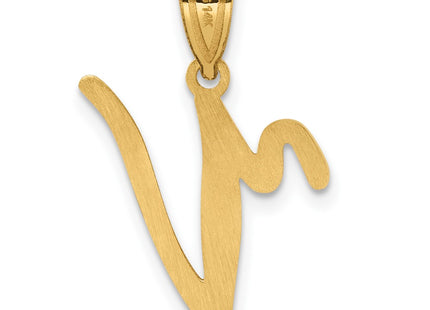 14k Yellow Gold Pendants Style YC1540V - Classique Jewelry Inc.