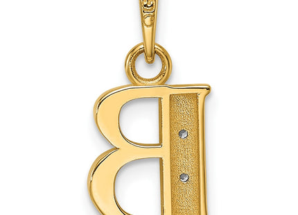 14k Yellow & Rhodium Pendants Style YC1541B - Classique Jewelry Inc.