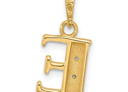 14k Yellow & Rhodium Pendants Style YC1541E - Classique Jewelry Inc.