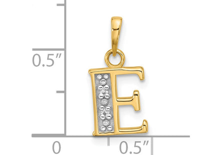 14k Yellow & Rhodium Pendants Style YC1541E - Classique Jewelry Inc.