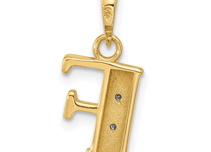 14k Yellow & Rhodium Pendants Style YC1541F - Classique Jewelry Inc.