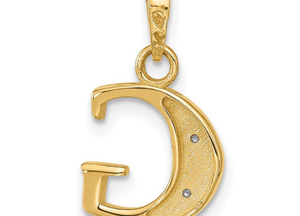 14k Yellow & Rhodium Pendants Style YC1541G - Classique Jewelry Inc.