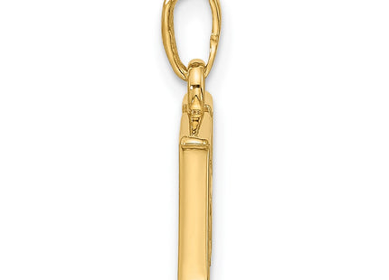 14k Yellow & Rhodium Pendants Style YC1541H - Classique Jewelry Inc.