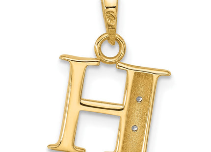 14k Yellow & Rhodium Pendants Style YC1541H - Classique Jewelry Inc.