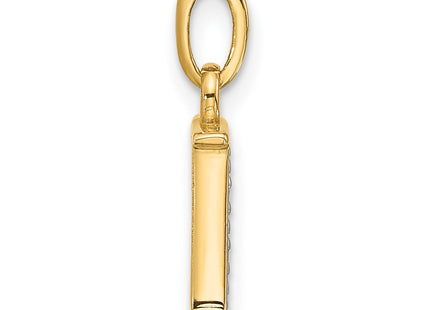 14k Yellow & Rhodium Pendants Style YC1541K - Classique Jewelry Inc.