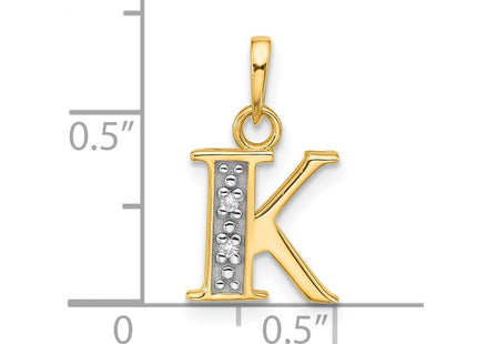 14k Yellow & Rhodium Pendants Style YC1541K - Classique Jewelry Inc.