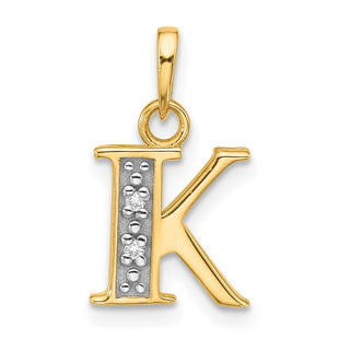 14k Yellow & Rhodium Pendants Style YC1541K - Classique Jewelry Inc.