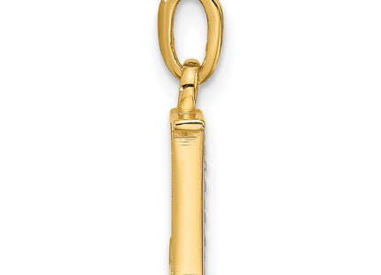 14k Yellow & Rhodium Pendants Style YC1541L - Classique Jewelry Inc.