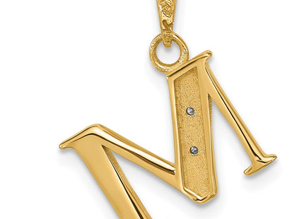 14k Yellow & Rhodium Pendants Style YC1541M - Classique Jewelry Inc.