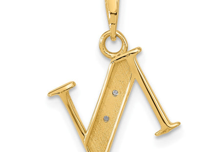 14k Yellow & Rhodium Pendants Style YC1541N - Classique Jewelry Inc.