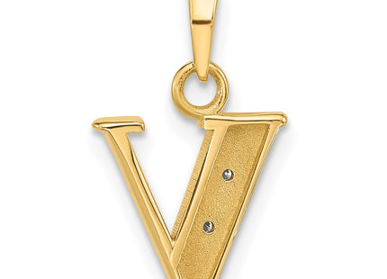 14k Yellow & Rhodium Pendants Style YC1541V - Classique Jewelry Inc.
